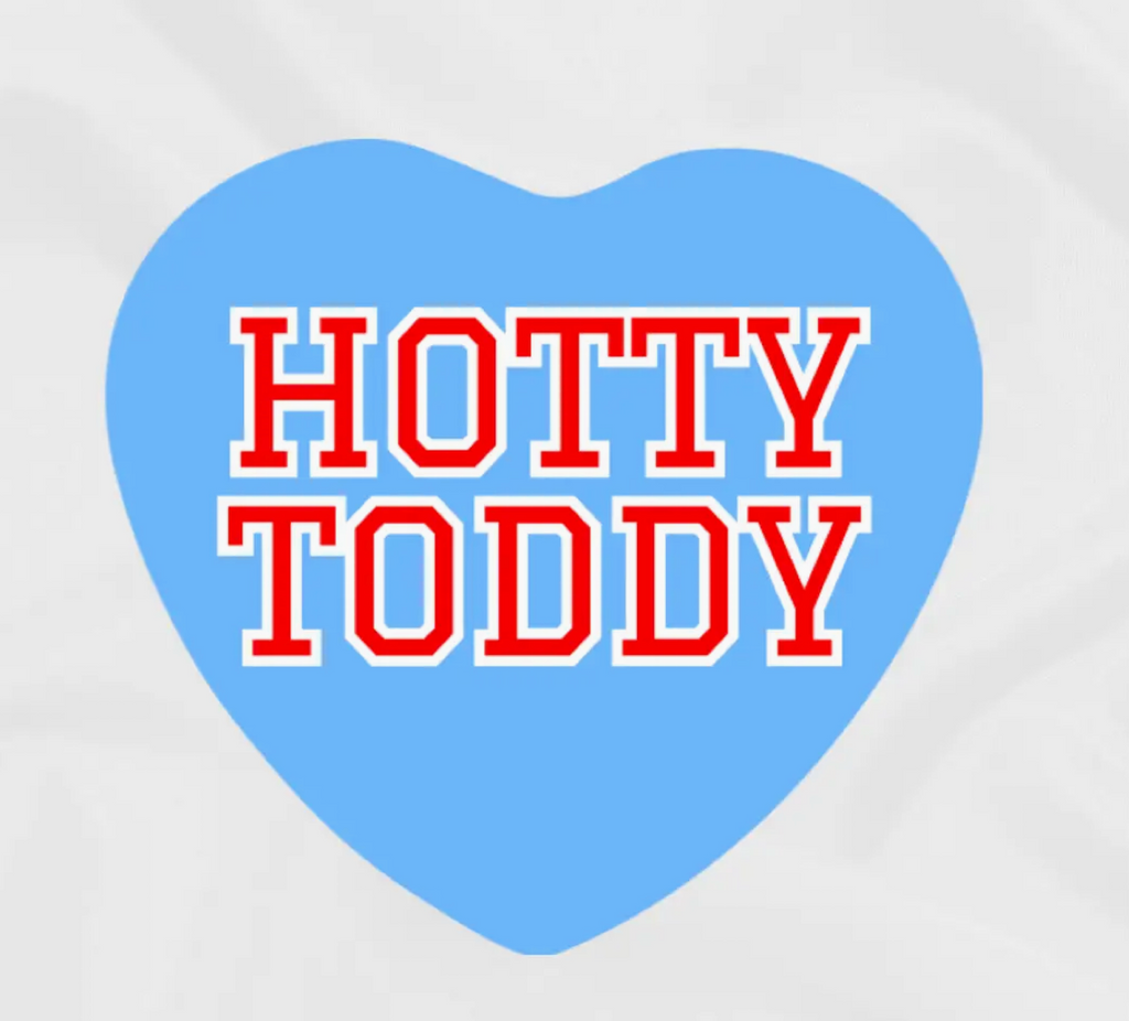 Hotty Toddy Heart Button