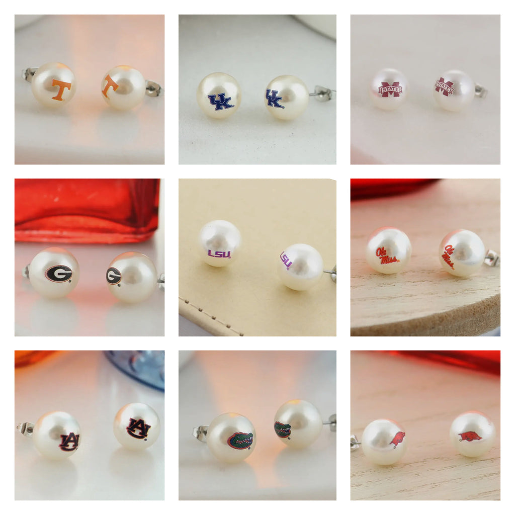 Gameday Pearl Studs