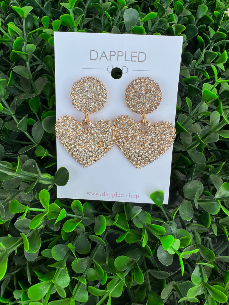 Jeweled Locket Earrings