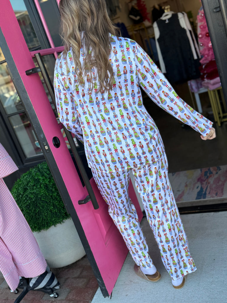 Festive Nutcracker Pajama Set