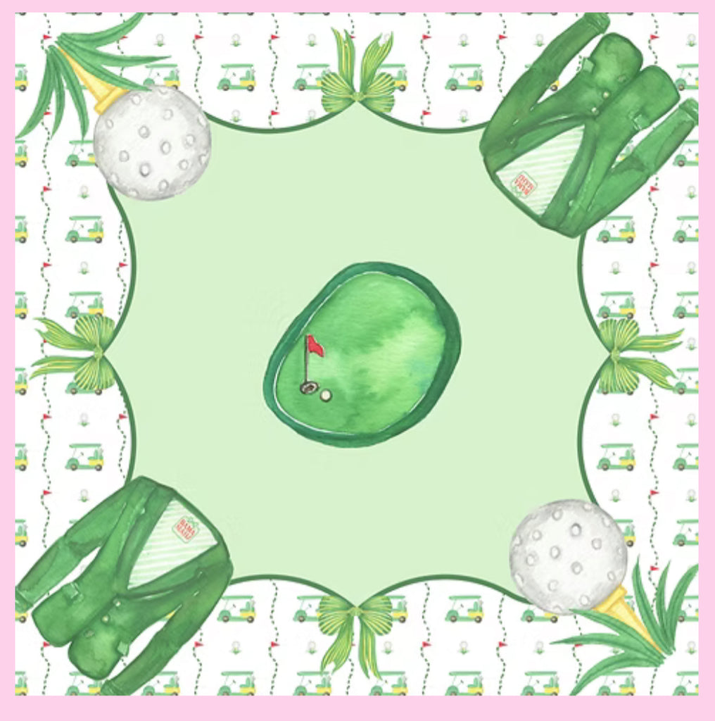 FORE! Mahjong Mat | Dappled.Shop