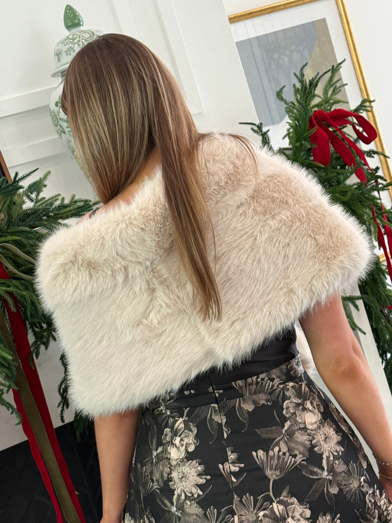 Touch of Elegance Fur Shawl