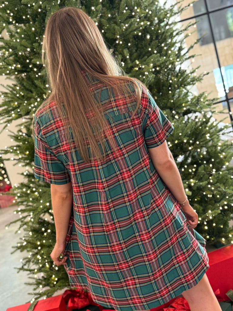 Upon a Star Dress- Green