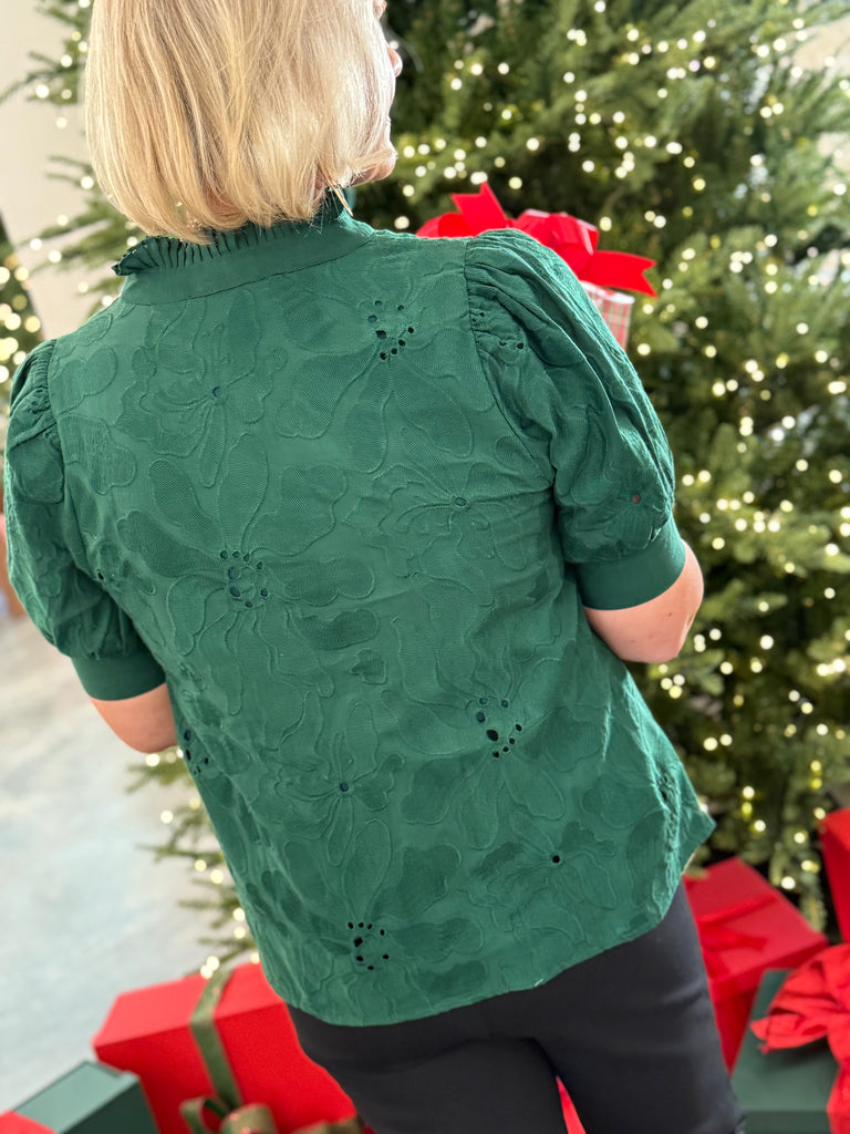 Lady in Green Blouse