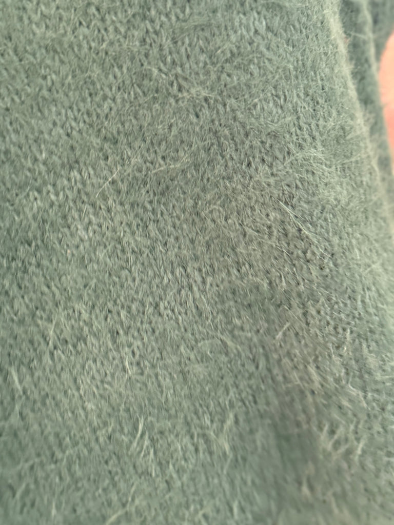 Tied in Green Sweater