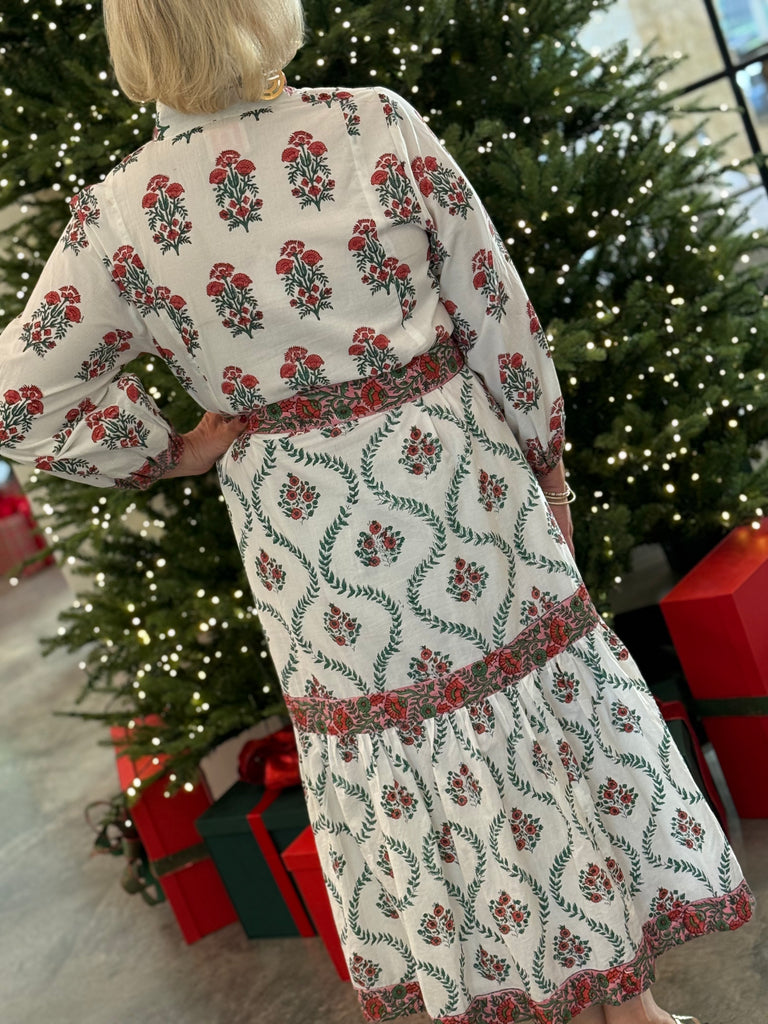 Victoria Dunn Folly Maxi Dress- Scarlet