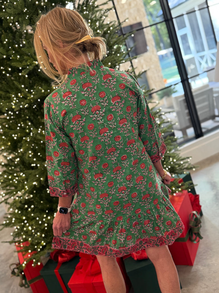 Victoria Dunn Naomi Dress- Ruby Spruce