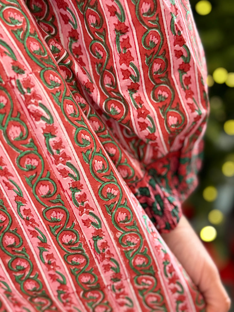 Victoria Dunn East Bay Maxi Dress- Cranberry