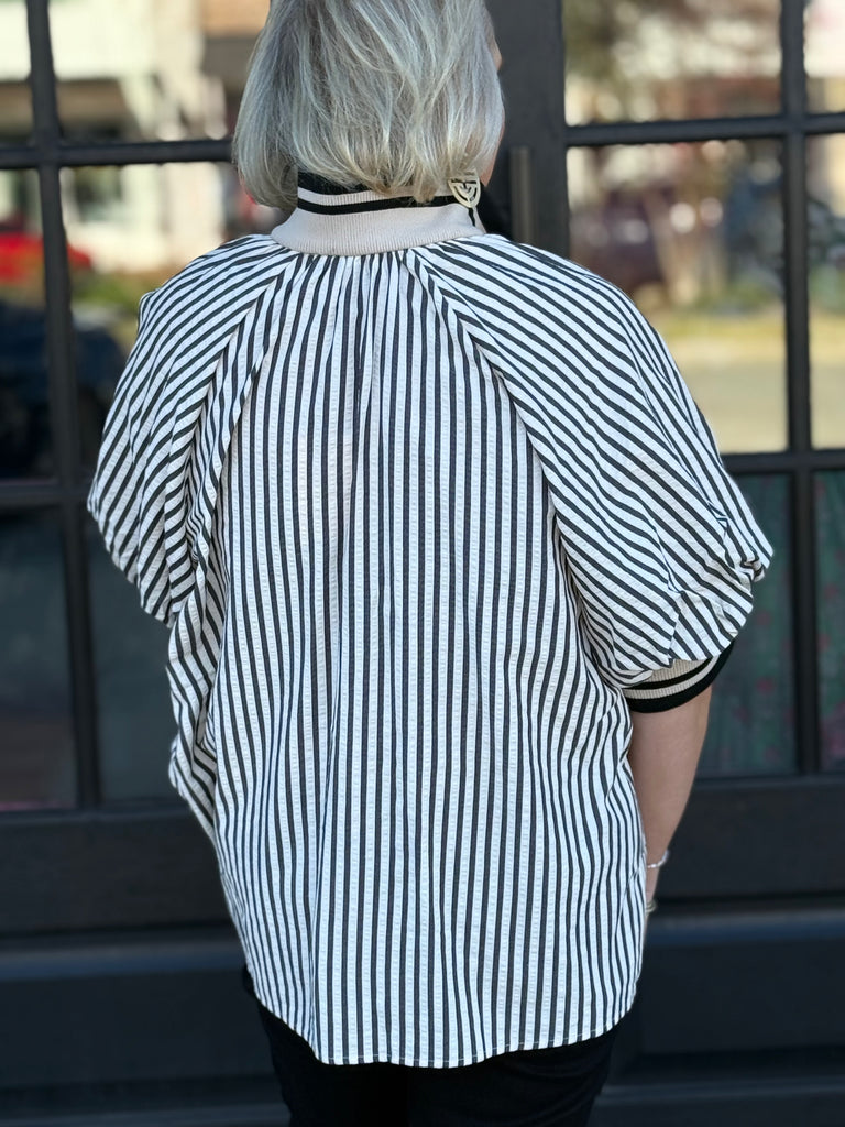 Perfected with Stripes Blouse