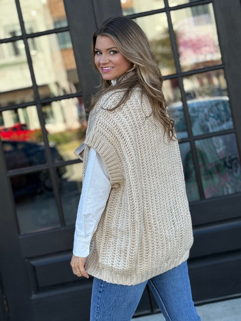 Knitted Bow Front Cardigan