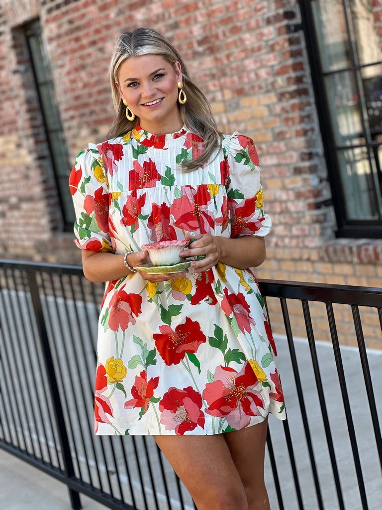 Lovely in Floral Dress
