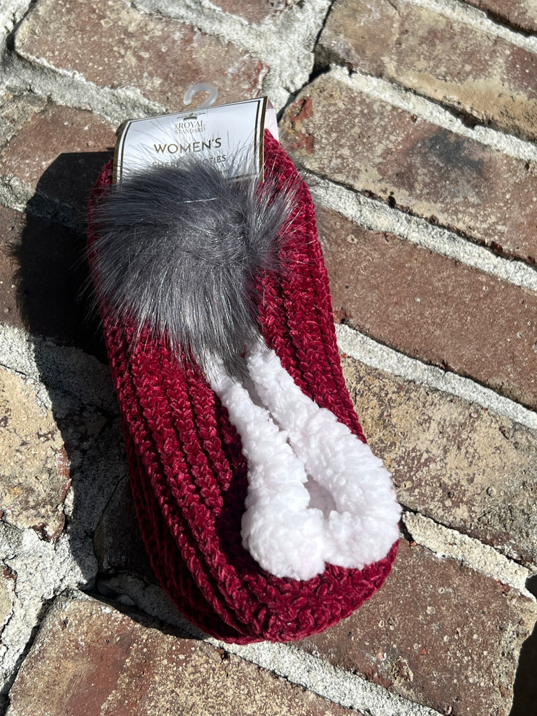 Maroon Lounge Slippers