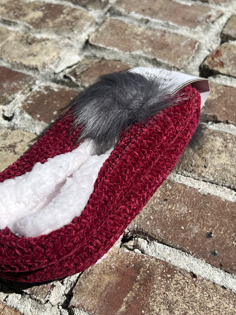 Maroon Lounge Slippers