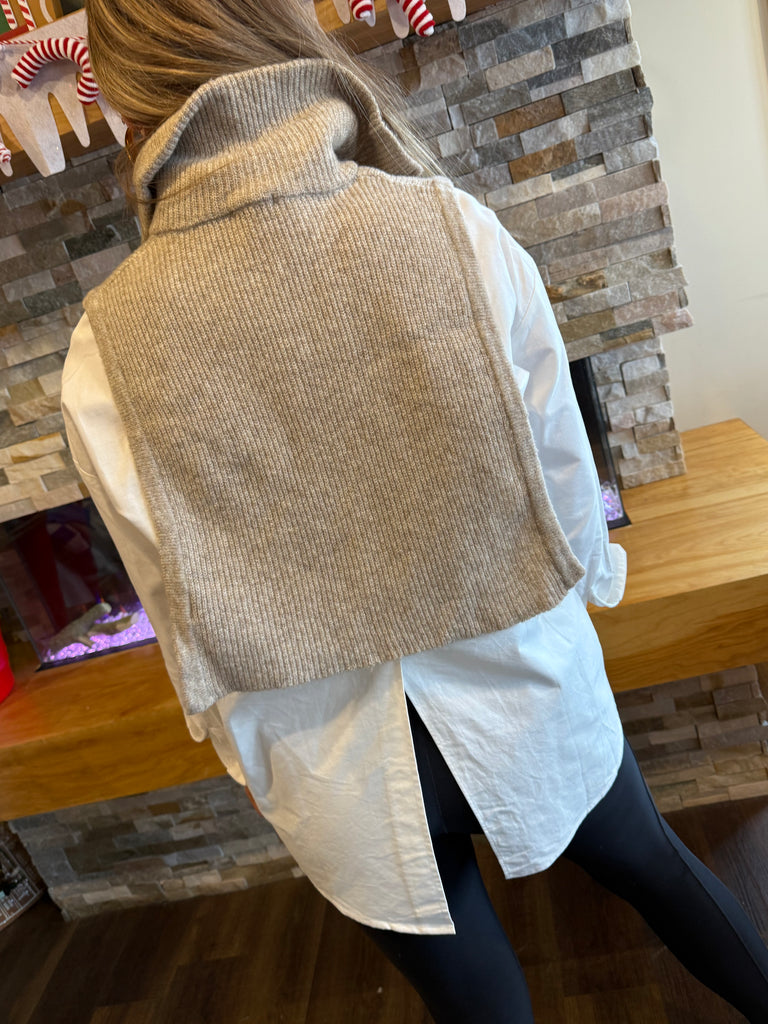 Sweater Overlay- Beige