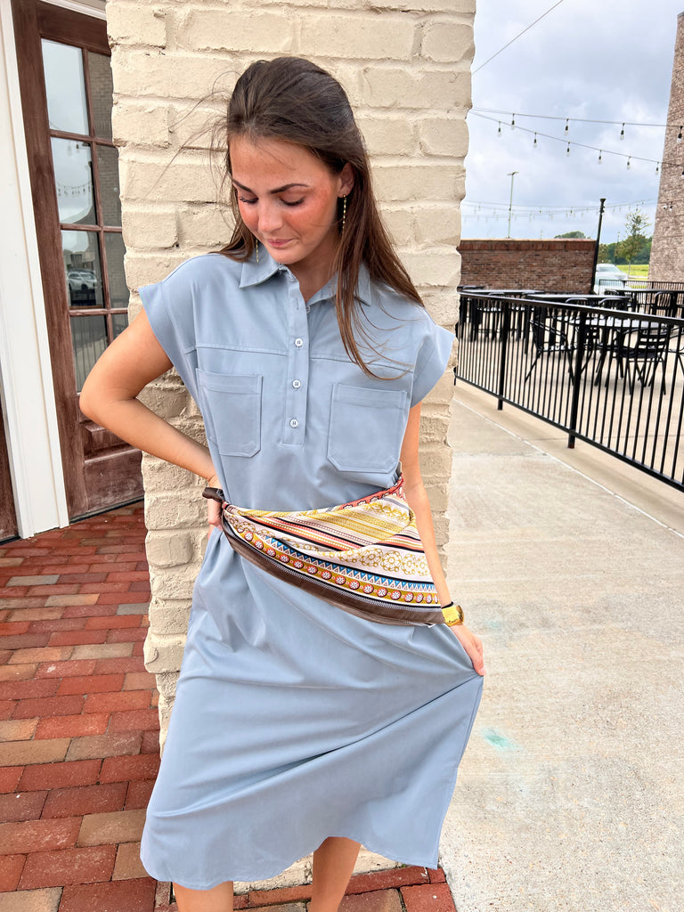 casual chambray dress With You Always Chambray Dress