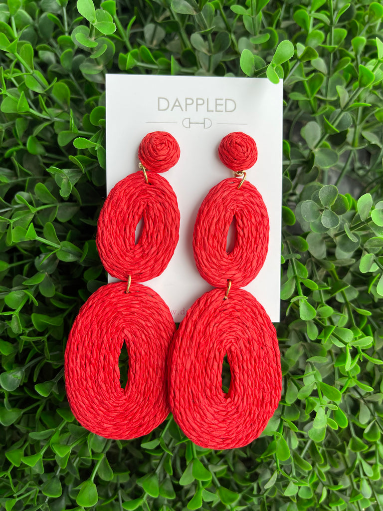 All the Drama Red Earring