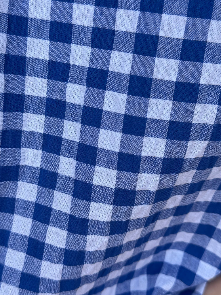 Popped in Gingham Blouse