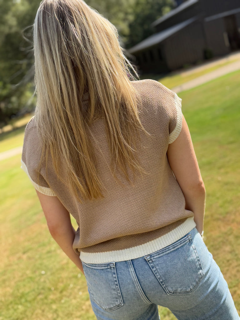 Horseshoe Knitted Top