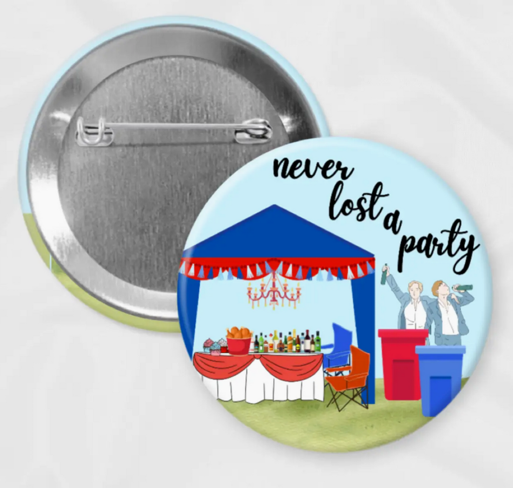 Never Lost a Party Button