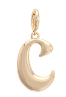 Gold Letter Charm