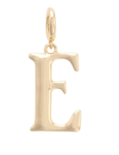 Gold Letter Charm