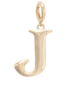 Gold Letter Charm