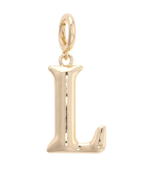 Gold Letter Charm