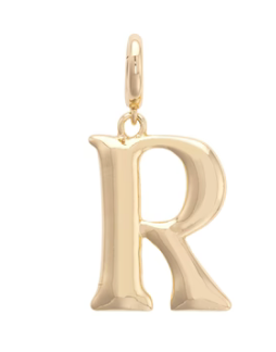 Gold Letter Charm