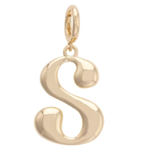 Gold Letter Charm