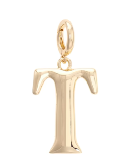 Gold Letter Charm