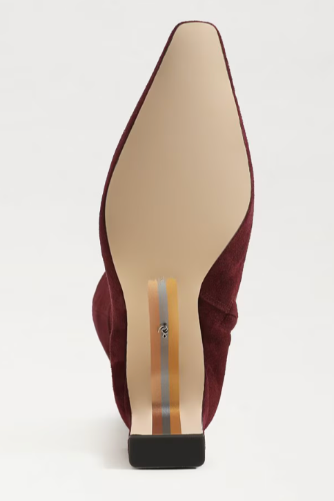 Sam Edelman Sylvia Suede Burgundy Boot