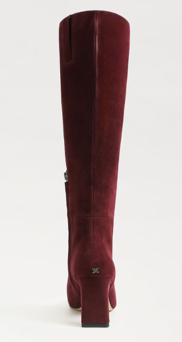 Sam Edelman Sylvia Suede Burgundy Boot