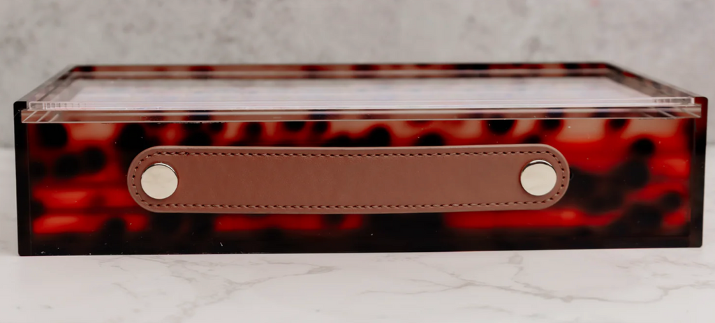 Tortoise Acrylic Tile Box | Dappled.Shop