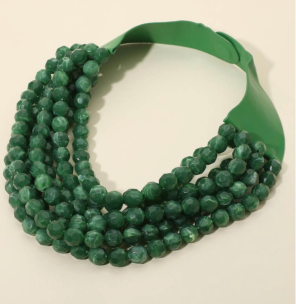 Beaded Statement Necklace