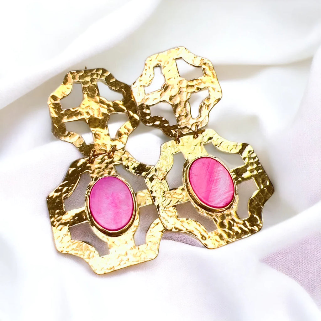 Stacey Earring- Pink