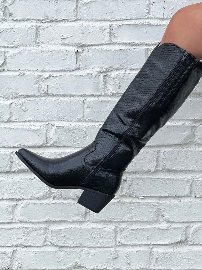 Girls Night Out Boots-Black
