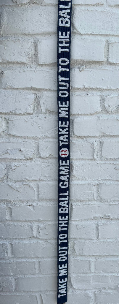 Take Me Out to The Ball Game Beaded Strap