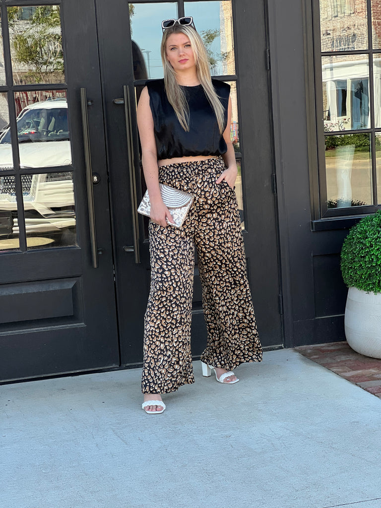 Leaping Leopard Pants