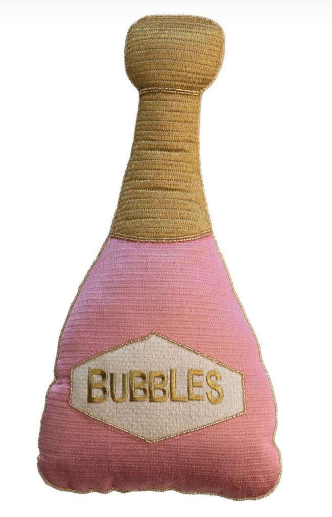 Champagne "Bubbles" Pillow