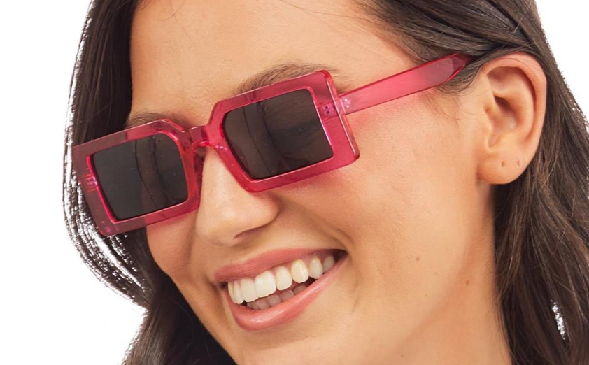 Translucent Frame Sunglasses